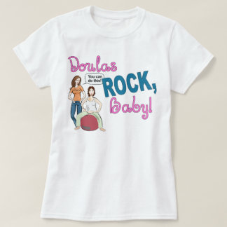 ¡Roca de Doulas! Camiseta de la muñeca de las