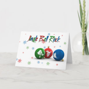 Roca de Jingle Bell - tarjeta de Navidad