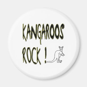 ¡Roca de KangaROOS! Imán