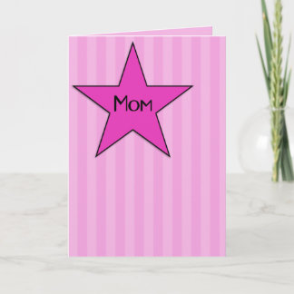 ¡Roca de la mamá U! Tarjeta del día de madre
