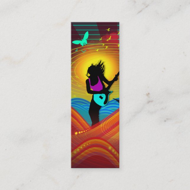 Roca de la sol - tarjeta flaca (Anverso)