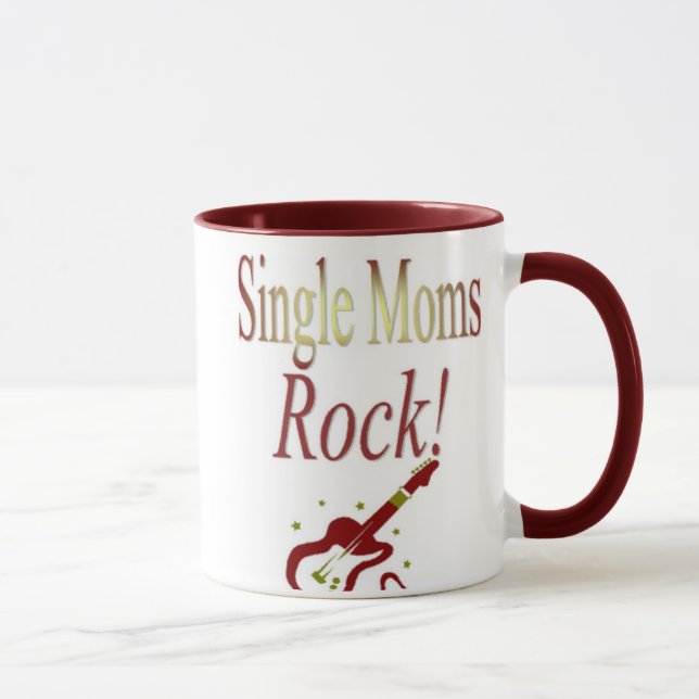 ¡Roca de las madres solteras! Taza (Derecha)