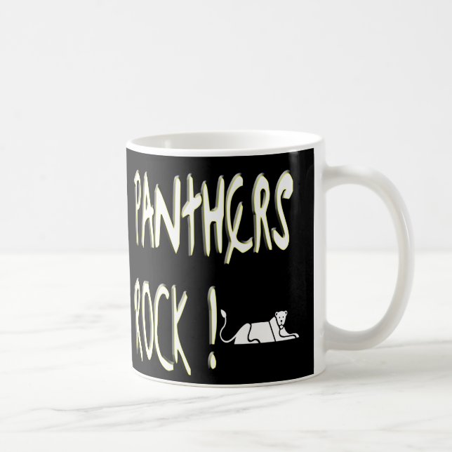 ¡Roca de las panteras! Taza (Derecha)