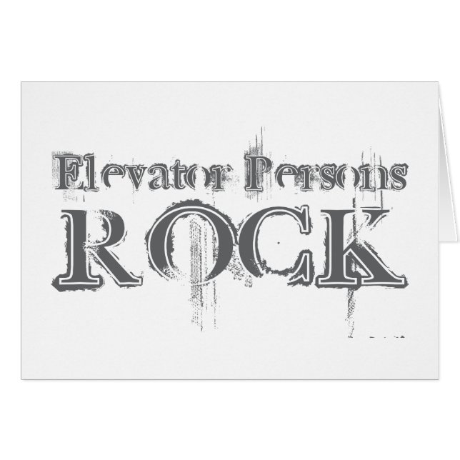 Roca de las personas del elevador (Anverso (Horizontal))