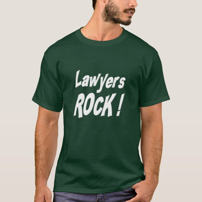 ¡Roca de los abogados! Camiseta (Anverso)