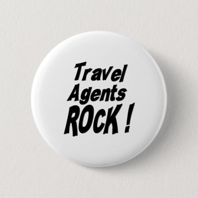 ¡Roca de los agentes de viajes! Botón (Anverso)