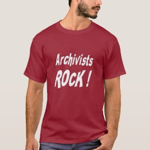 ¡Roca de los archivistas! Camiseta