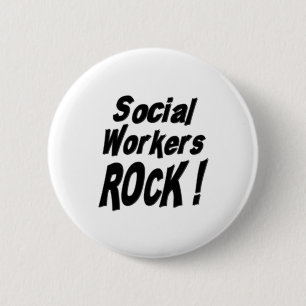 ¡Roca de los asistentes sociales! Botón