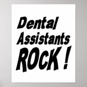 ¡Roca de los ayudantes de dentista! Impresión del