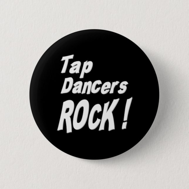¡Roca de los bailarines de golpecito! Botón (Anverso)