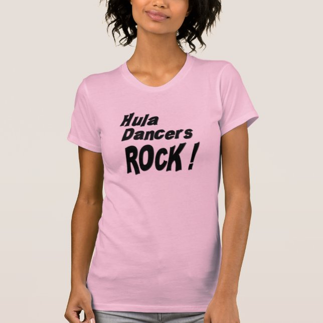 ¡Roca de los bailarines de Hula! Camiseta (Anverso)