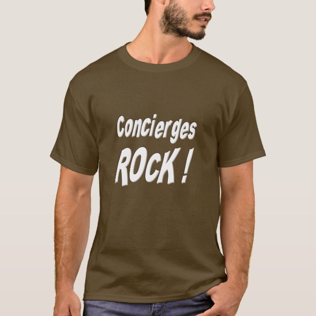 ¡Roca de los Concierges! Camiseta (Anverso)