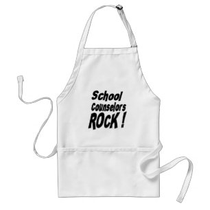 ¡Roca de los consejeros de la escuela! Delantal