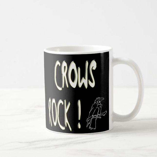 ¡Roca de los cuervos! Taza (Derecha)
