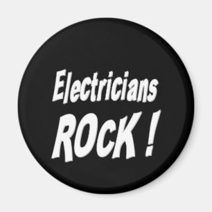 ¡Roca de los electricistas! Imán