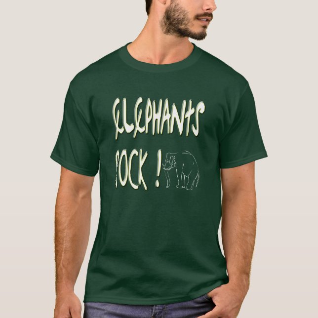 ¡Roca de los elefantes! Camiseta (Anverso)
