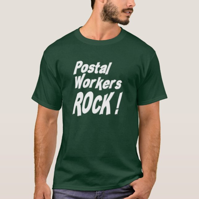 ¡Roca de los empleados de correos! Camiseta (Anverso)