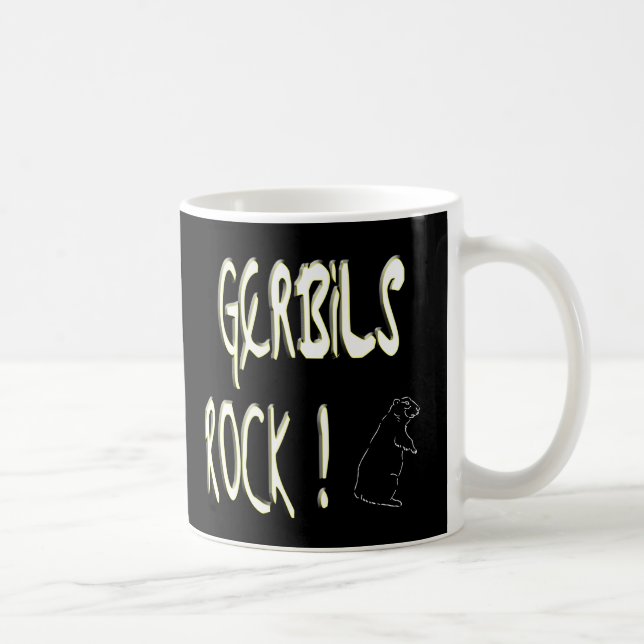¡Roca de los Gerbils! Taza (Derecha)