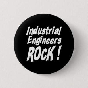 ¡Roca de los ingenieros industriales! Botón