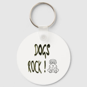 ¡Roca de los perros! Llavero
