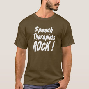 ¡Roca de los terapeutas de discurso! Camiseta