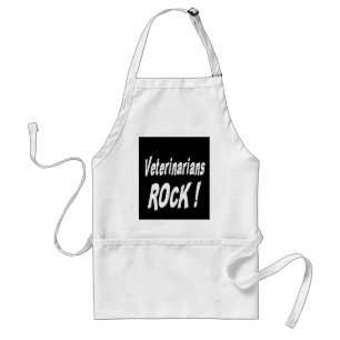 ¡Roca de los veterinarios! Delantal