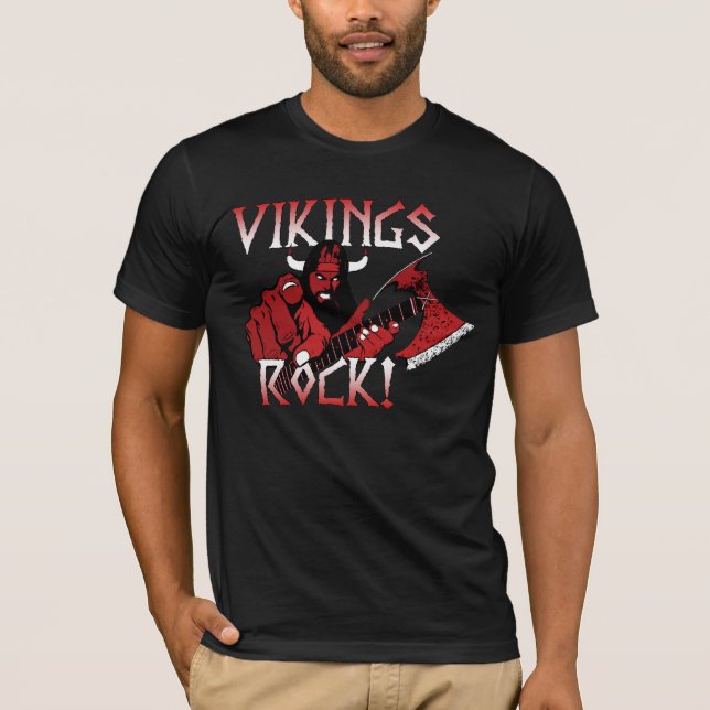 ¡Roca de Vikingos! Camisa (Anverso)