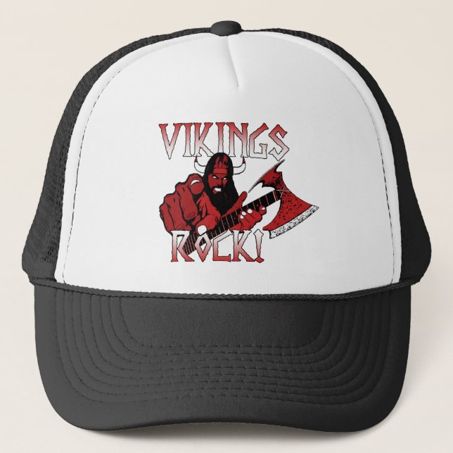 ¡Roca de Vikingos! Gorra (Anverso)