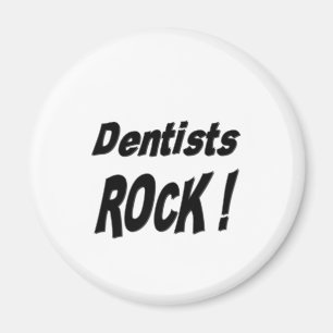¡Roca del dentista! Imán