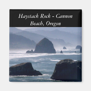 Roca del Haystack - imán de Oregon de la playa del