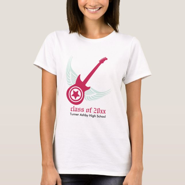 ¡Roca encendido! Camiseta de encargo de la (Anverso)