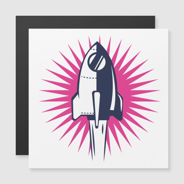 Roca espacial retro (Anverso/Reverso)