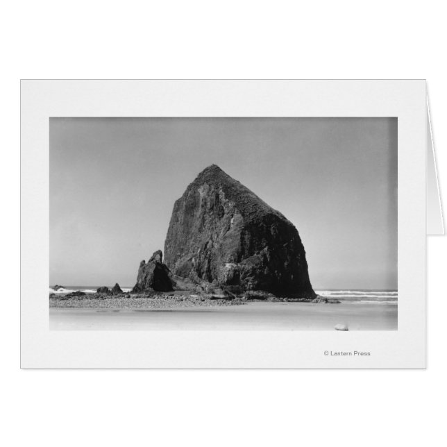 Roca Haystack en la playa de Cannon, fotografía de (Anverso (Horizontal))