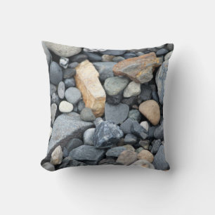 Roca, piedra, almohada de grava de playa
