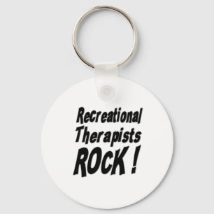 ¡Roca recreativa de los terapeutas! Llavero