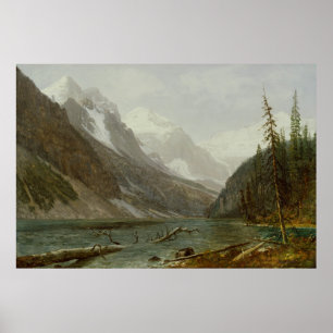 Rocas Canadienses (1889) - Póster de Albert Bierst