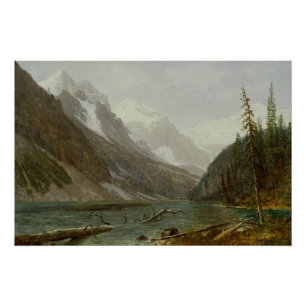 Rocas Canadienses (1889) - Póster de Albert Bierst