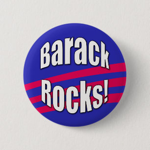 ¡Rocas de Barack! Botón
