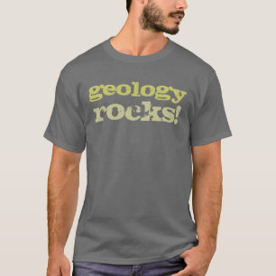 ¡rocas de la geología! camiseta oscura
