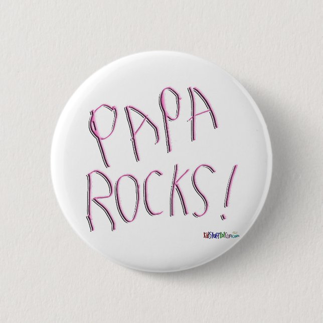 ¡Rocas de la papá! Botón (Anverso)