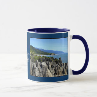 "Rocas de Nueva Zelanda!"   Taza de café