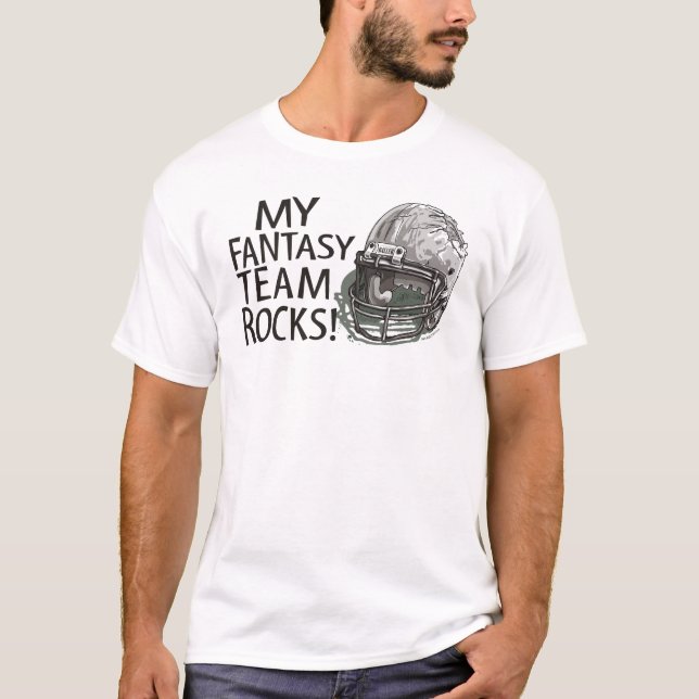 ¡Rocas del fútbol de la fantasía! Camiseta del (Anverso)