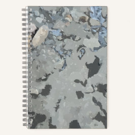 Rocas En El Cuaderno De Espiral De Río