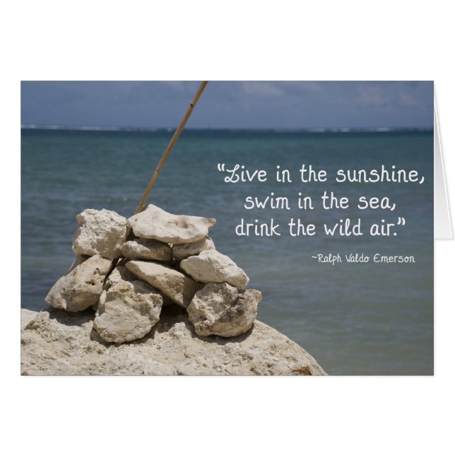 Rocas en la playa (Anverso (Horizontal))