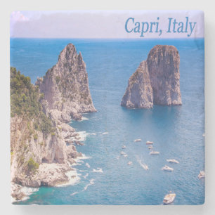 Rocas Faraglioni, Capri Italia Posavasos de Piedra