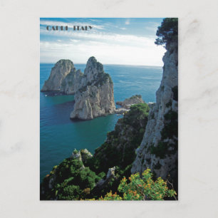 Rocas Faraglioni, postal de la isla de Capri