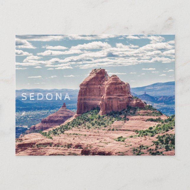 Rocas rojas de Sedona | Postal (Anverso)