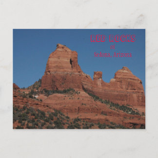 Rocas rojas de Sedona, postal de Arizona