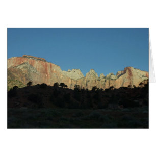 Rocas rojas por la mañana en el Parque Nacional de