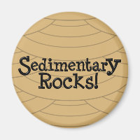 ¡Rocas sedimentarias! Imán